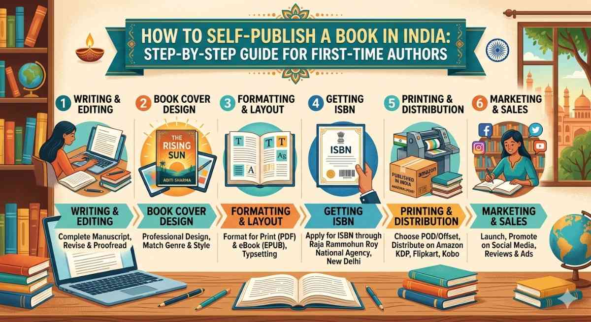 How to Self-Publish a Book in India: Step-by-Step Guide for First-Time Authors