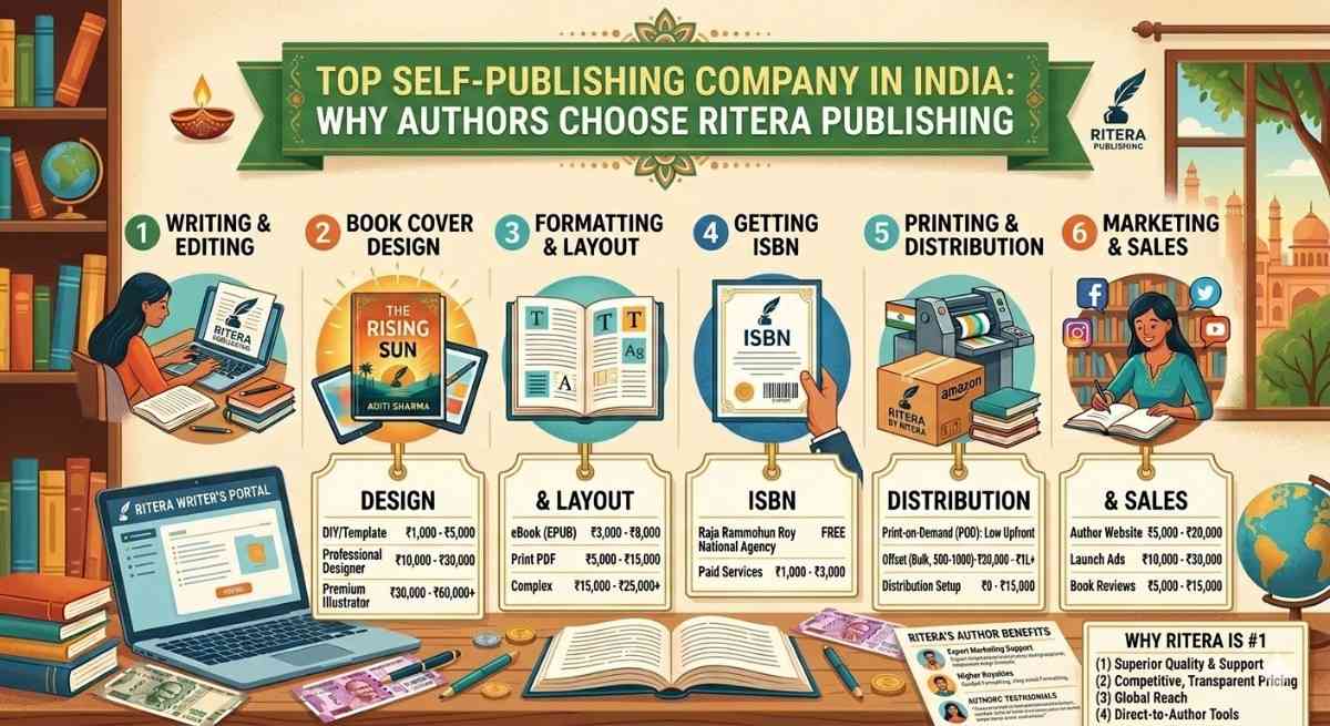Top Self-Publishing Company in India: Why Authors Choose Ritera Publishing